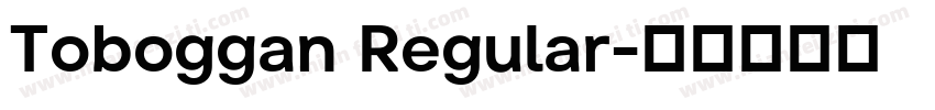 Toboggan Regular字体转换